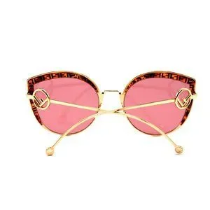 Fendi | Accessories | New Fendi Ff290s Ddb Gold Burgundy  display picture 1